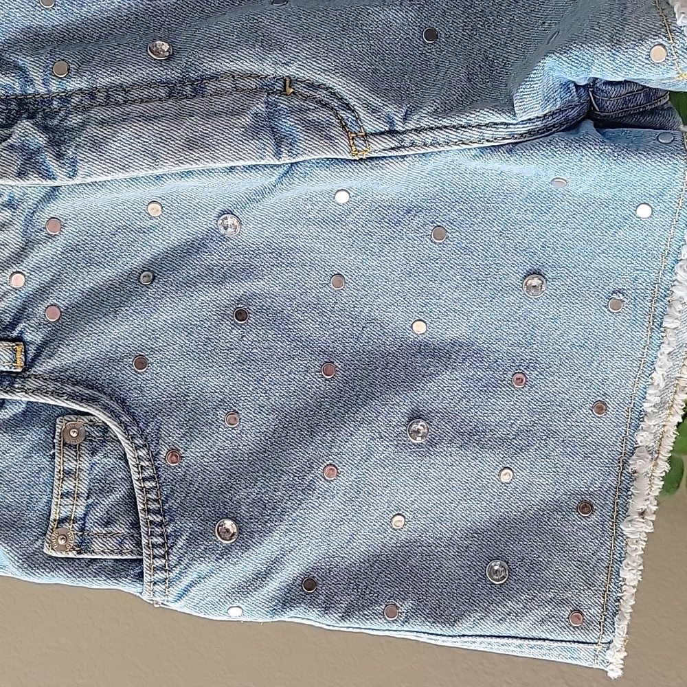 Maje Denim Short Size S - Picture 13 of 14